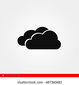 Cloud icon vector illustration