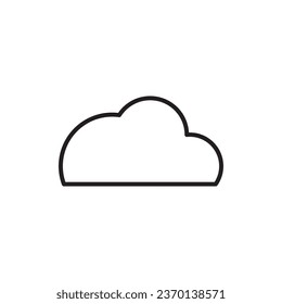 cloud icon vector illustration eps