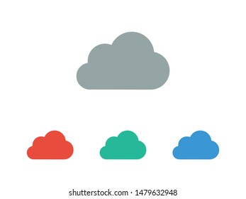 Cloud icon vector illustration EPS10