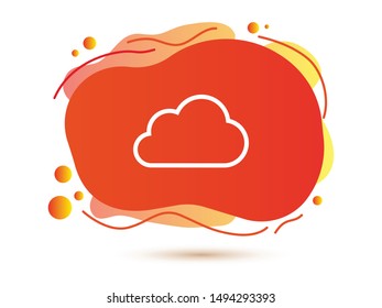 Cloud icon vector illustration EPS10