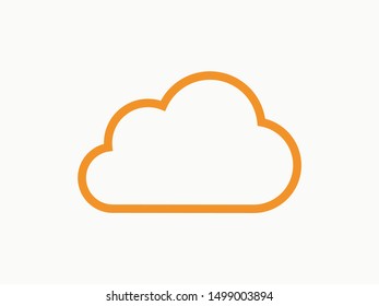 Cloud icon vector illustration EPS10