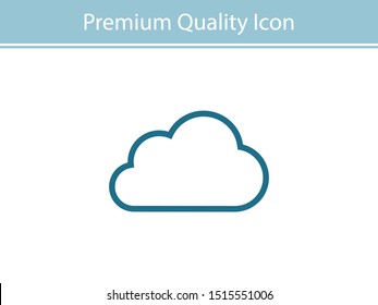 Cloud icon vector illustration EPS10