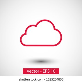 Cloud icon vector illustration EPS10