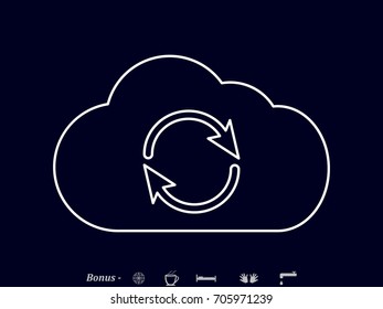 cloud, icon, vector illustration eps10 - Powered by Shutterstock - Get 15% off with code: PIKWIZARD15