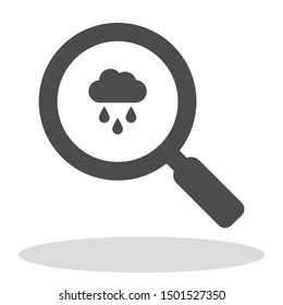 cloud icon, vector illustration. Flat design style