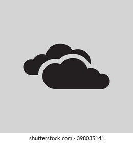 Cloud  icon, vector illustration. Flat design style