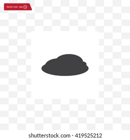 cloud icon, vector illustration. Flat design style