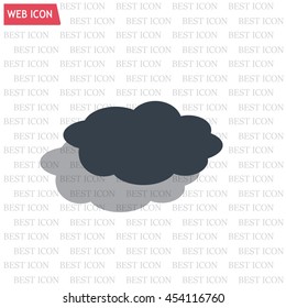 cloud icon, vector illustration. Flat design style