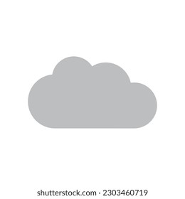 Vektorgrafik-Logo-Design mit Cloud-Symbol