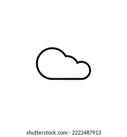 Cloud icon vector illustration. cloud sign and symbol