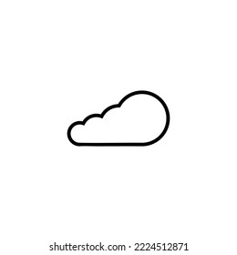 Cloud icon vector illustration. cloud sign and symbol
