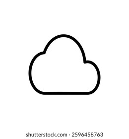 Cloud icon vector illustration. cloud sign and symbol
