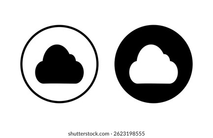 Cloud icon vector illustration. cloud sign and symbol