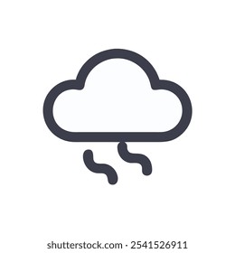 cloud icon vector illustration style