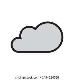 cloud icon vector illustration symbol