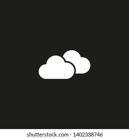 Cloud icon, vector illustration. Vector web design