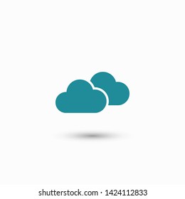 Cloud icon, vector illustration. Vector web design