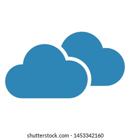 Cloud icon, vector illustration. Vector web design