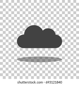 cloud icon vector isolated