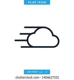 Cloud Icon Vector Logo Design Template