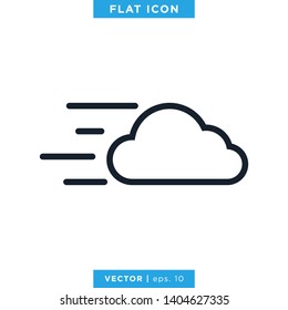 Cloud Icon Vector Logo Design Template