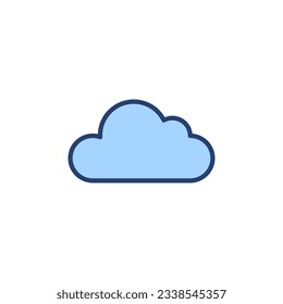 Vector de icono de nube. símbolo y signo de nube