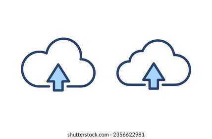 Cloud icon vector. cloud sign and symbol