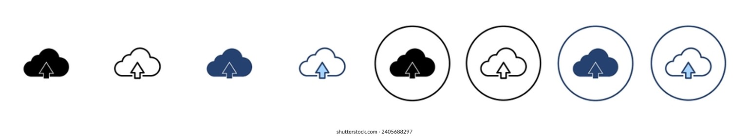 Cloud icon vector. cloud sign and symbol