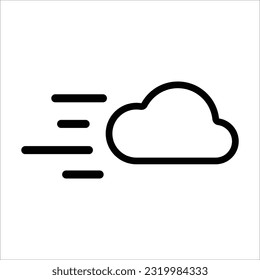 cloud icon vector simple design