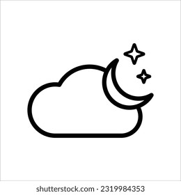 cloud icon vector simple design