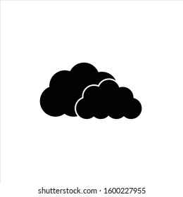 Cloud Icon Vector. Simple flat symbol,  illustration on white background.