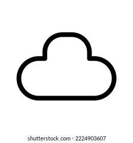 Cloud Icon Vector Symbol Design Illustration