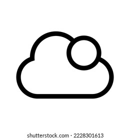 Cloud Icon Vector Symbol Design Illustration