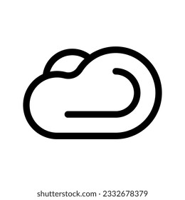 Ilustración de diseño de símbolo de vector de icono de nube