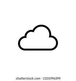 cloud icon vector . symbol flat design