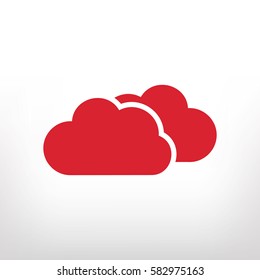 Cloud  icon. vector, weather