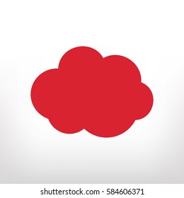 Cloud  icon. vector, weather