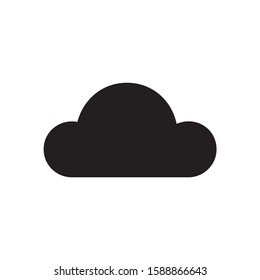 Cloud icon vector. Weather icon symbol illustration