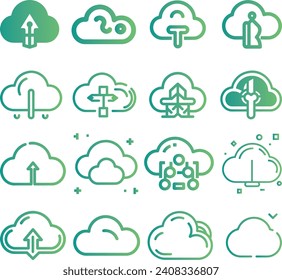 Cloud icon vector for web and mobile app. cloud sign and symbol