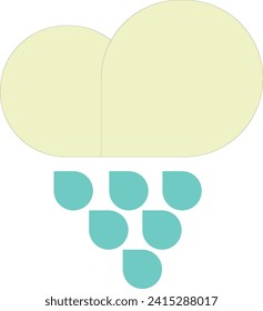 Cloud icon vector for web and mobile app. cloud sign and symbol