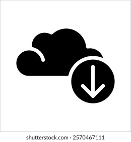 Cloud icon vector for web and mobile app. cloud sign and symbol