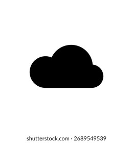 Cloud icon vector for web and mobile app. cloud sign and symbol
