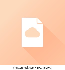 cloud icon. weather sign
