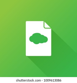 cloud icon. weather sign
