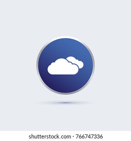 cloud icon. weather sign