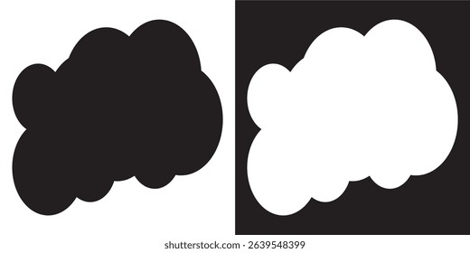 Cloud icon. Cloud weather sign collection. Vector illustration. EPS 10 AI
