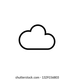 Cloud icon .weather sign design