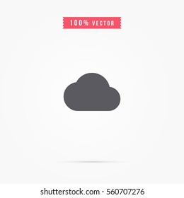 cloud icon for web and mobile