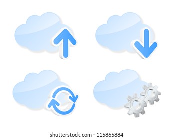 Cloud icons