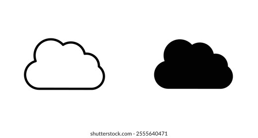 Cloud icons for app and websites.